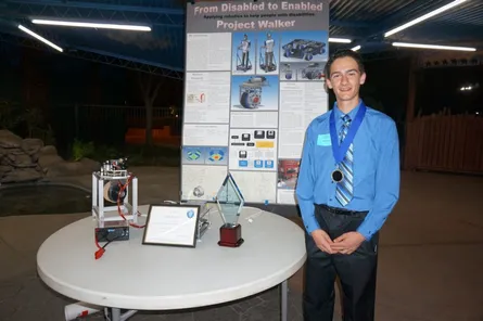 2015 Central California Science Fair Awards - 1st Place!