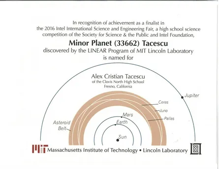 Asteroid 33662 Named Tacescu