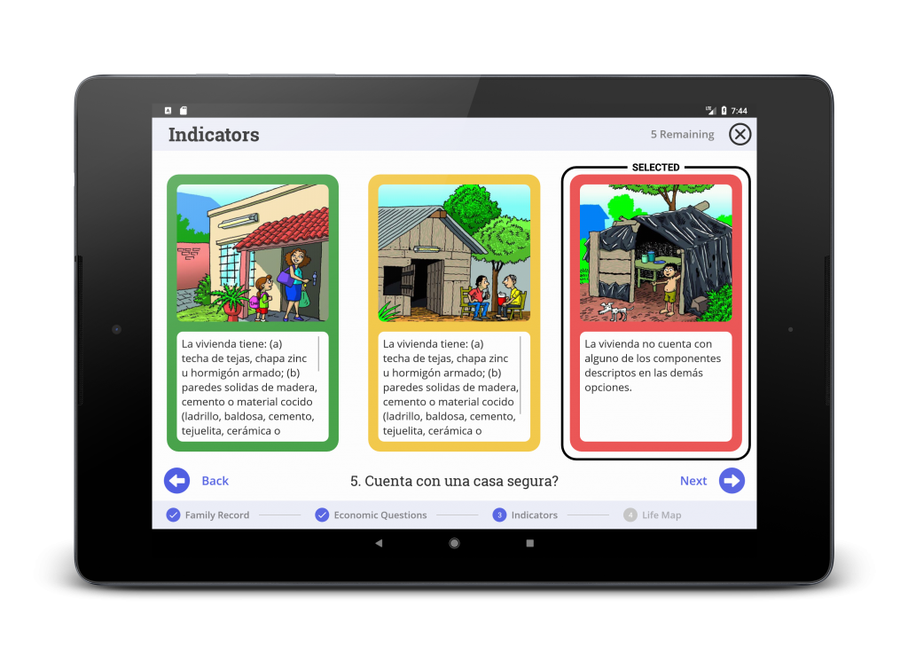 Indicator question screenshot